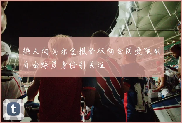 热火向戈尔金报价双向合同受限制自由球员身份引关注